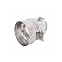 Brida conexión a tubo para regulador de tiro