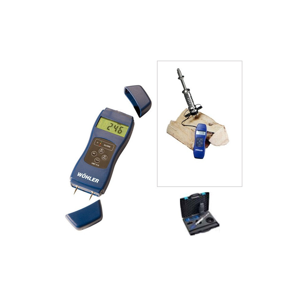 Medidor de humedad + Sonda clavadora Wöhler HBF 420