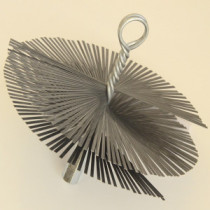 Cepillo redondo de acero plano M12