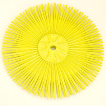 Cepillo disco Nylon amarillo M12