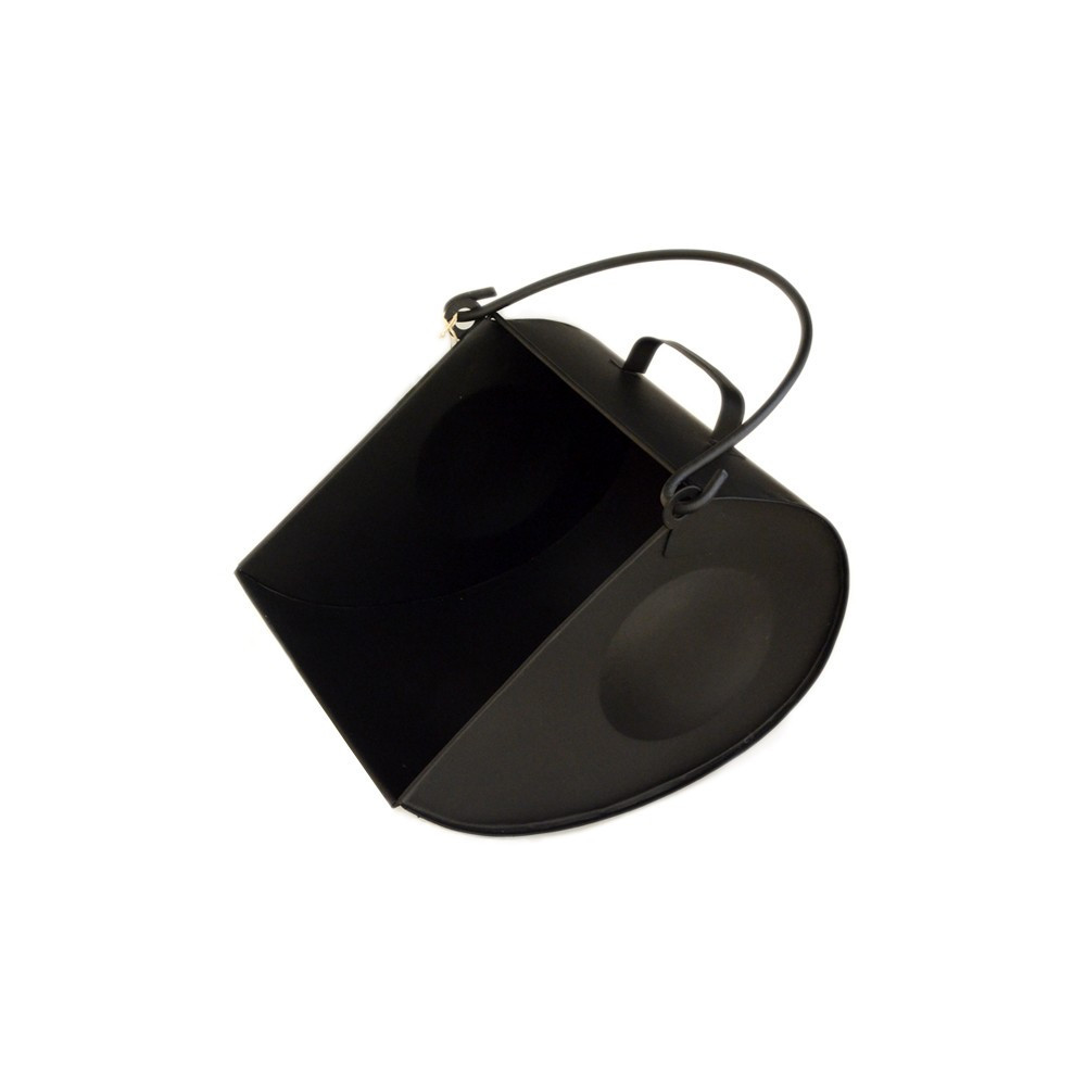 Cubo metálico Leñero / Revistero